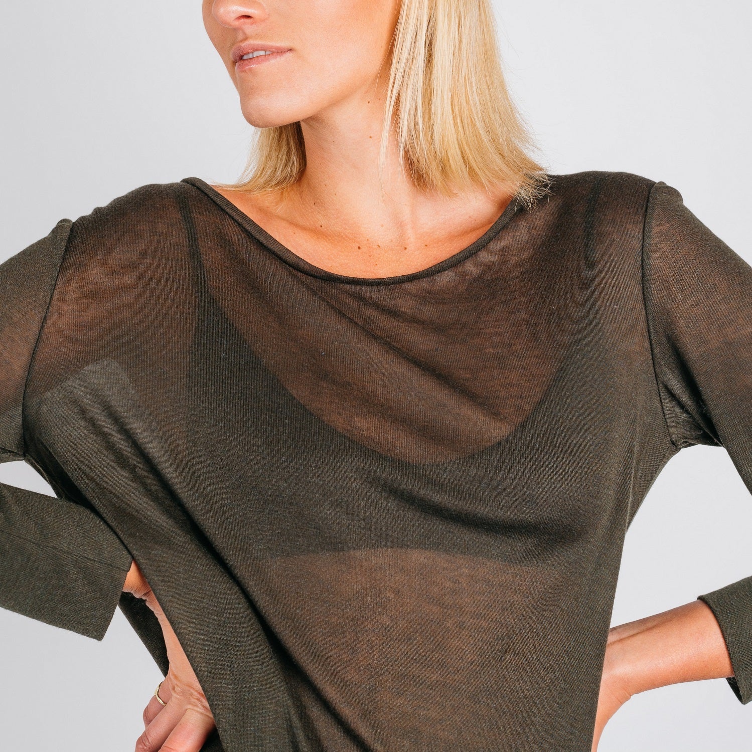 Gaia Lyocell Cashmere Dress