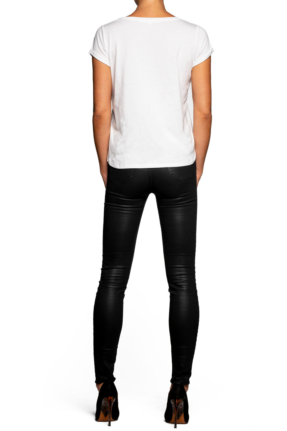 Nixie Supima Tee - White