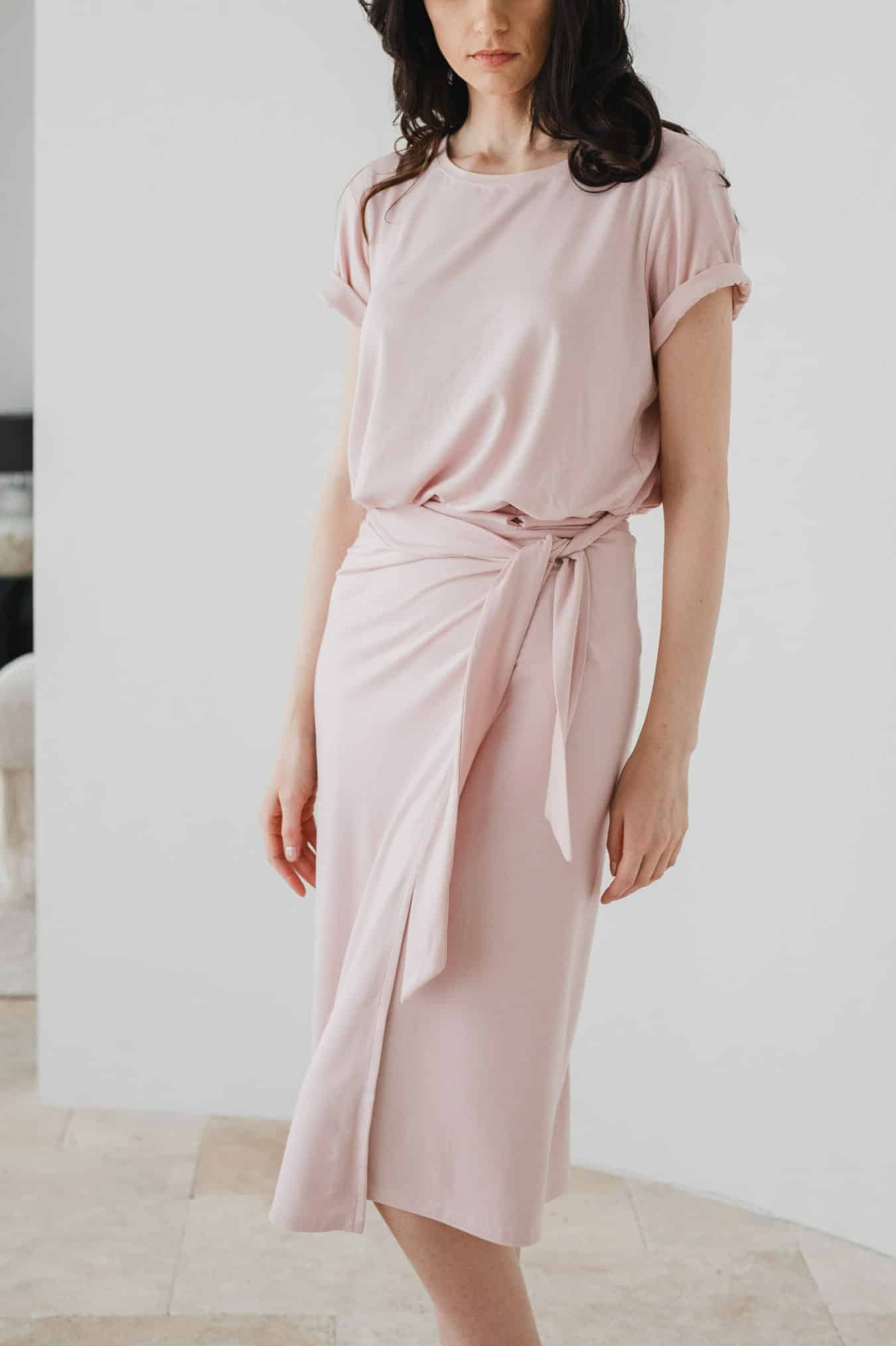 Kaia Wrap Skirt Pink