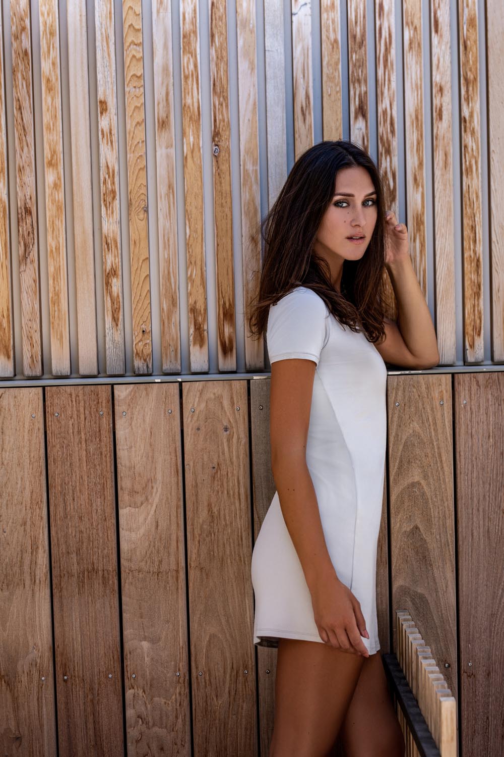 Heather Mini Grey Dress