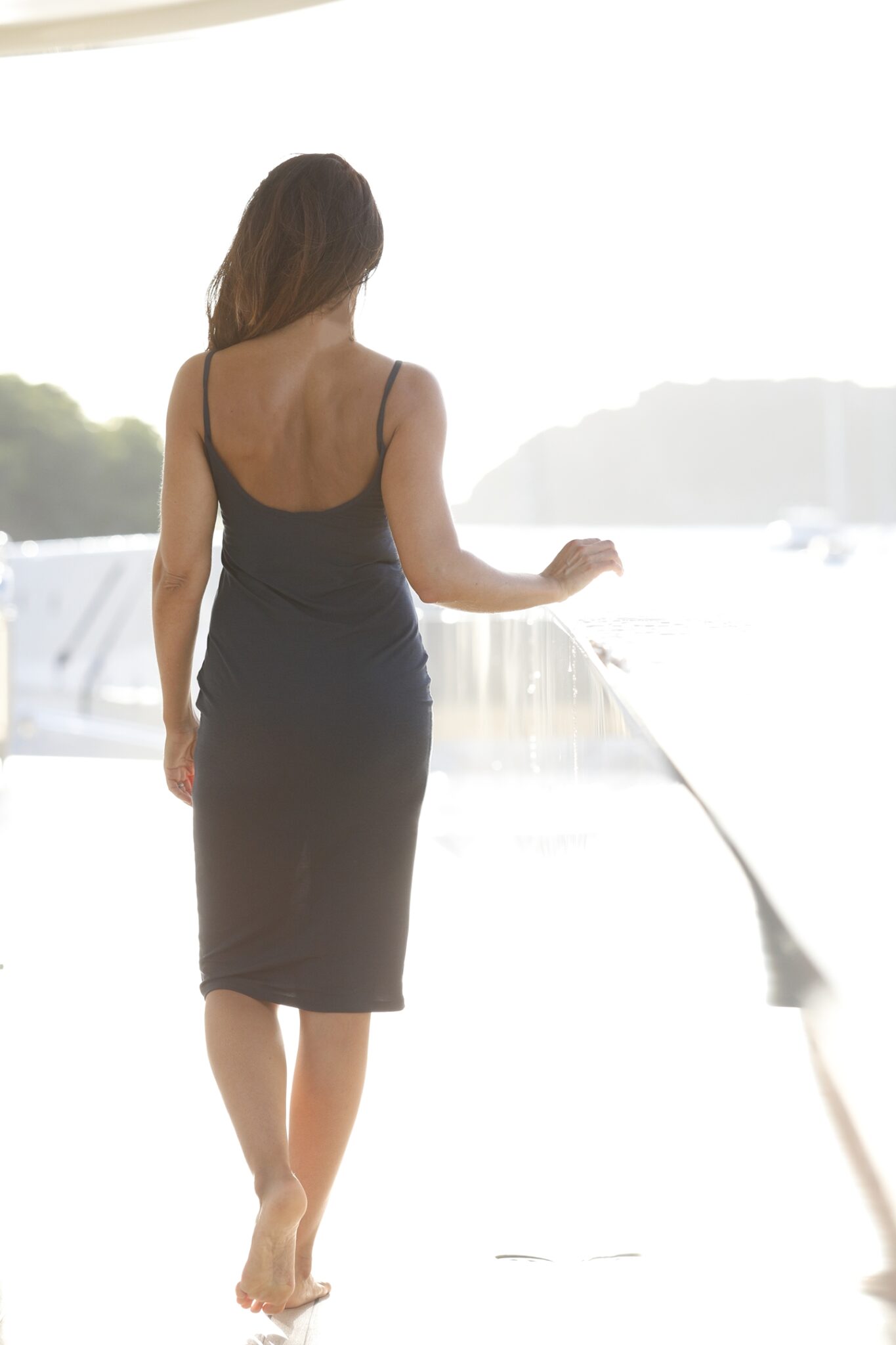 Marguerite Open Back Lyocell Dress