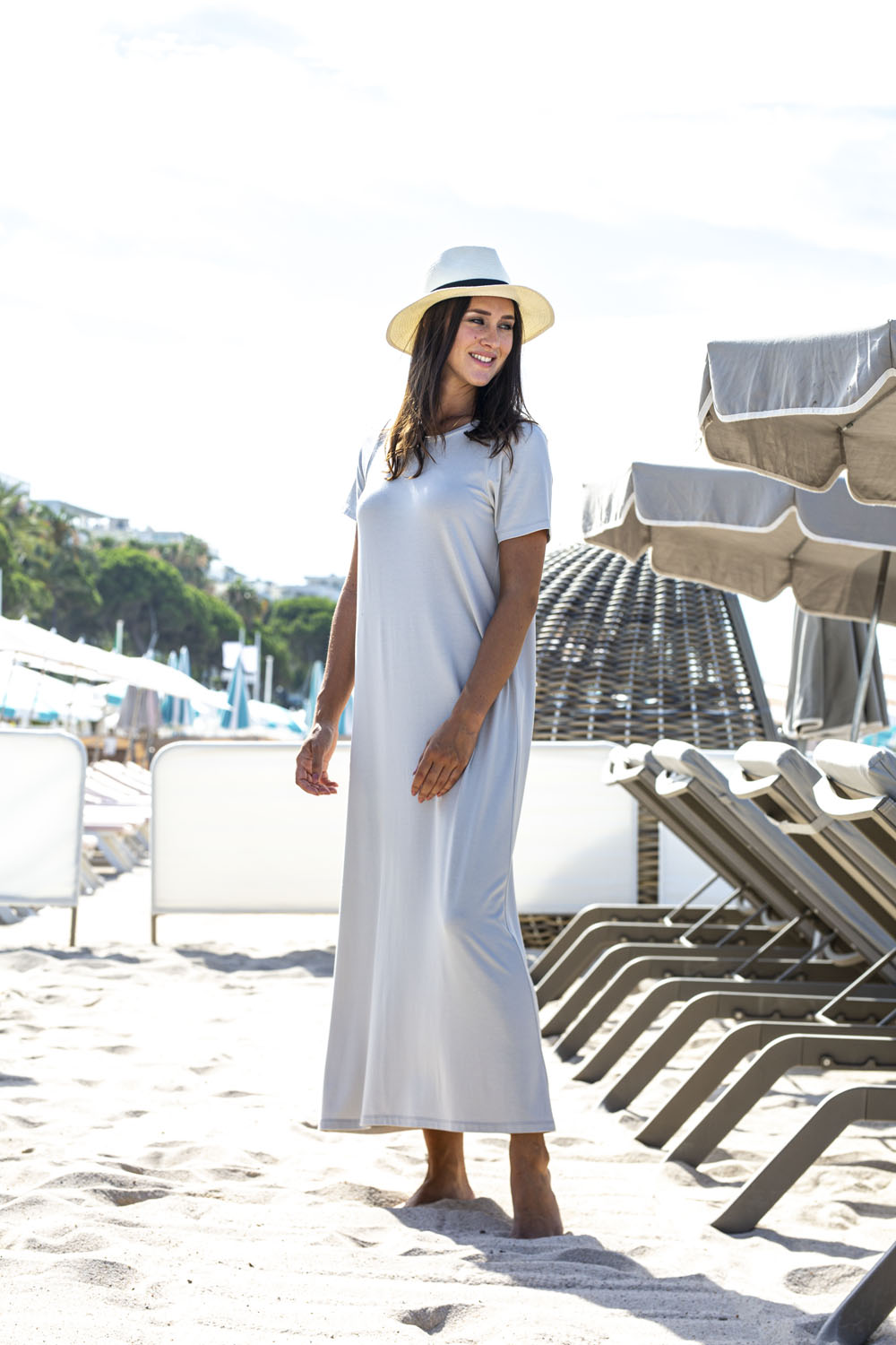 Savannah Maxi Dress - Grey