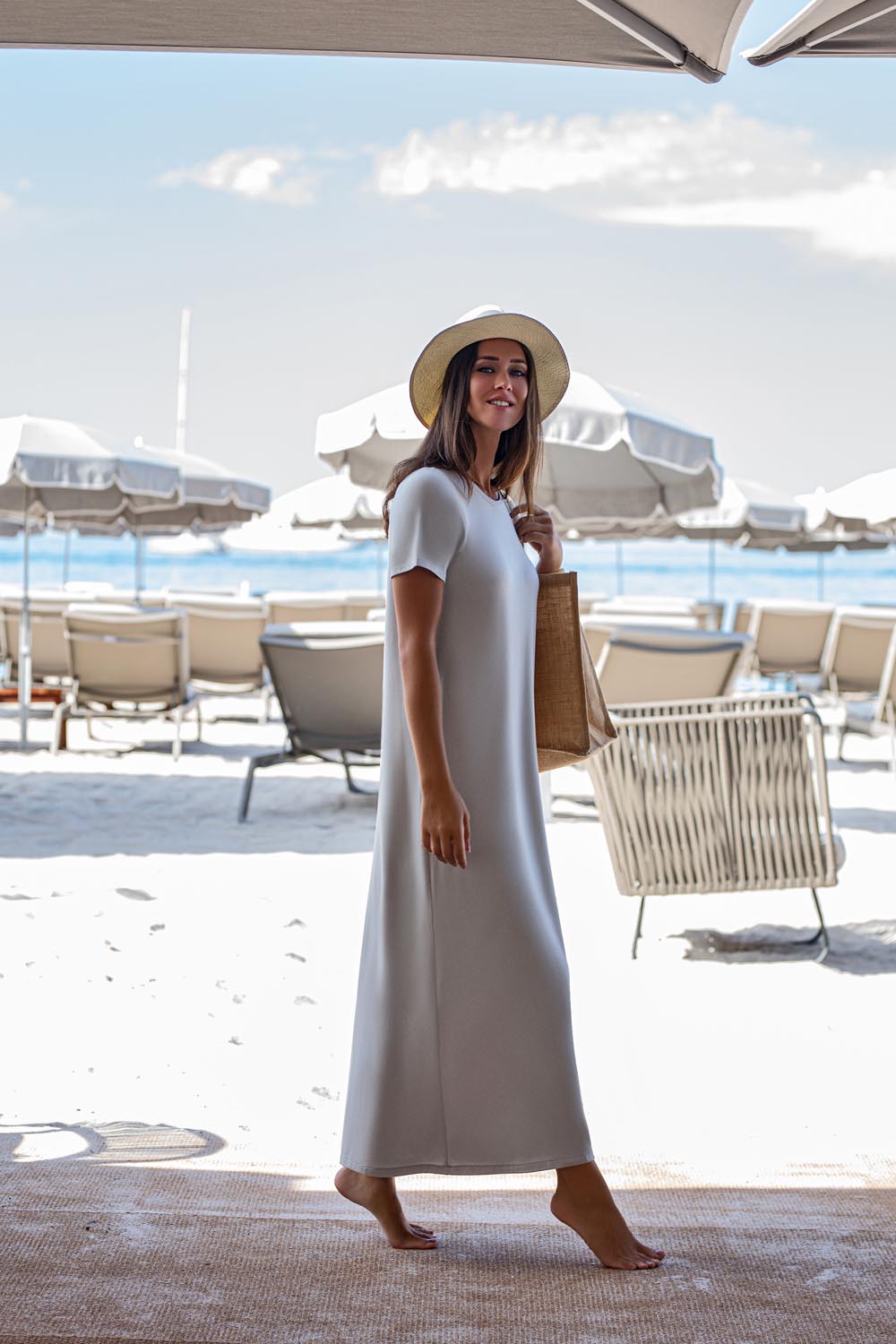 Savannah Maxi Dress - Grey