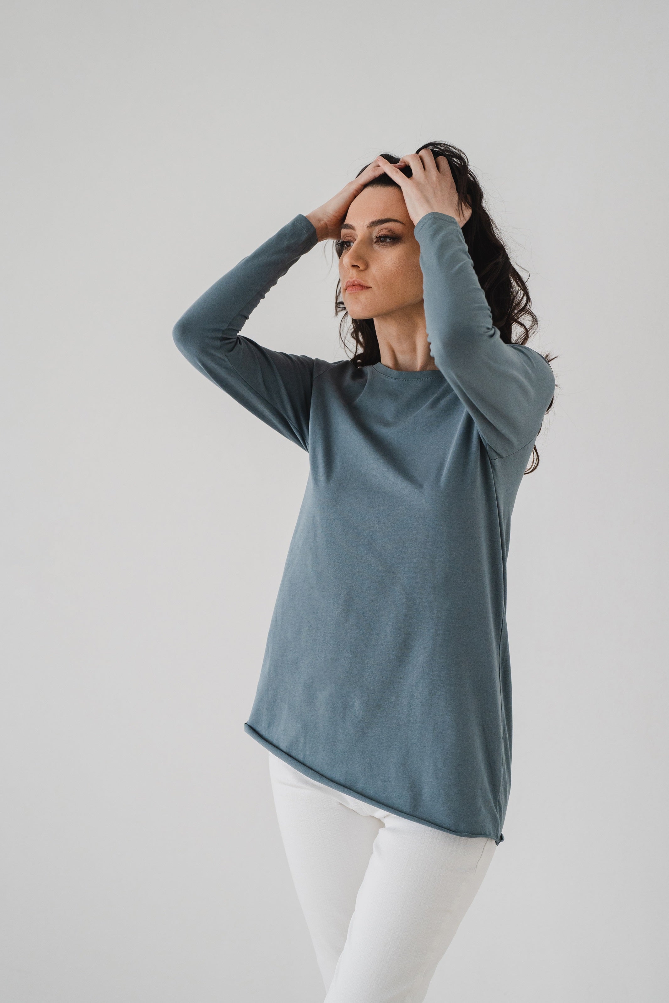Alya Organic Cotton Top - Long Sleeve