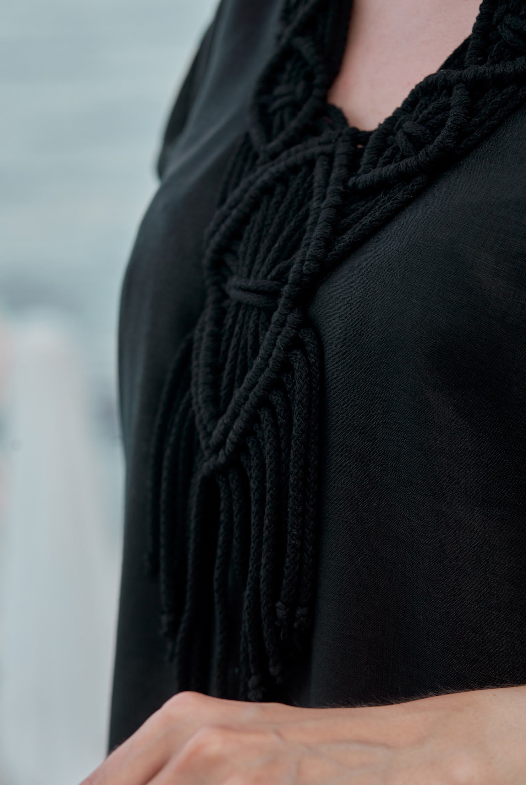 Linen Dress - Macrame by EasyWear