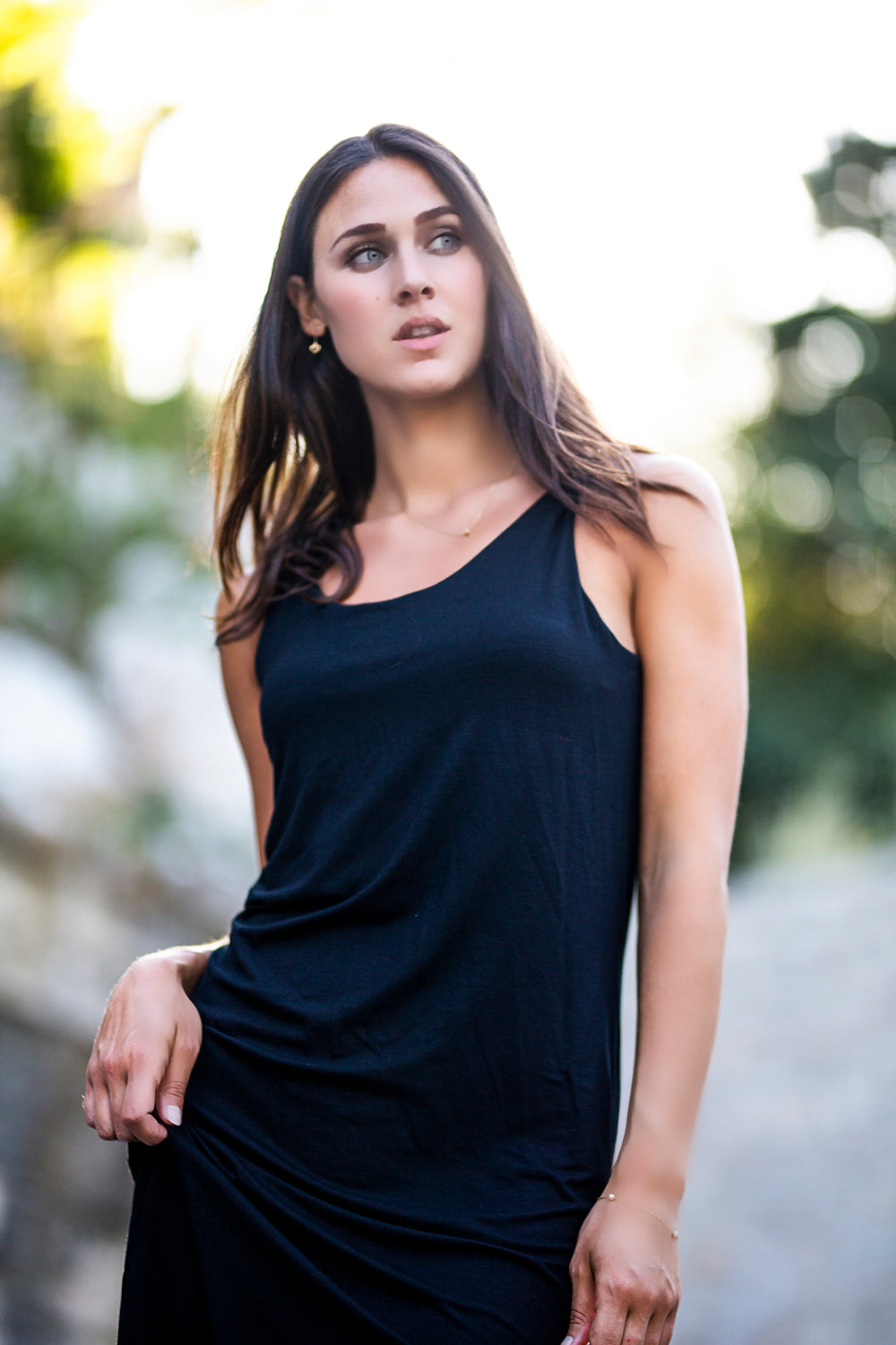 Noelani Maxi Black Dress