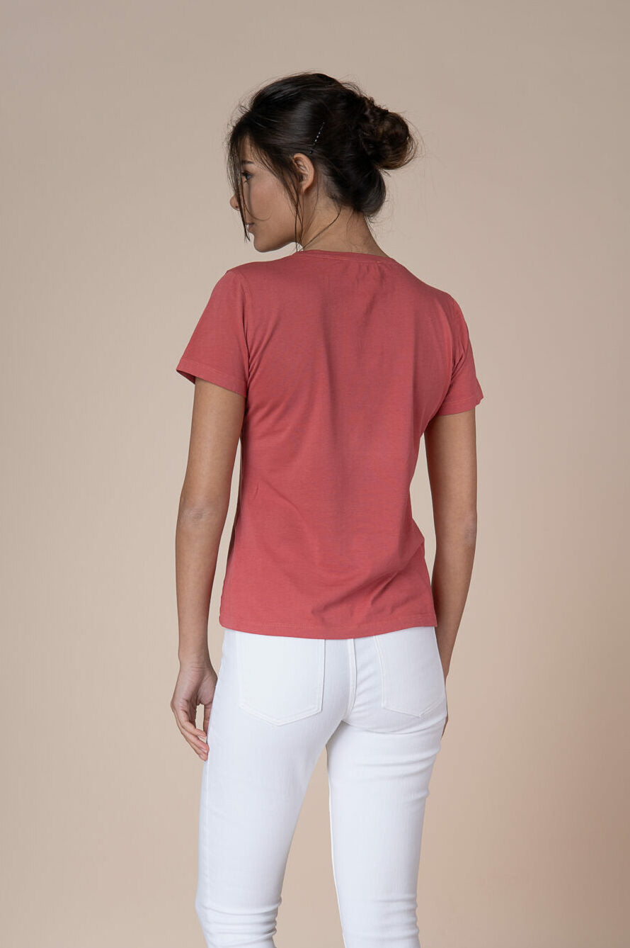 Coral Colour T-shirt
