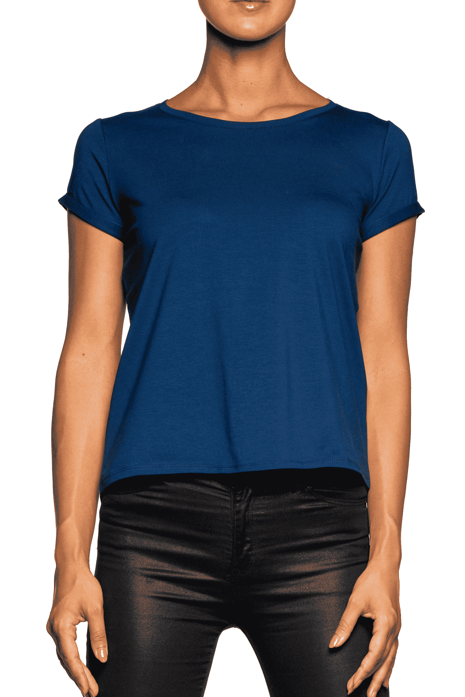 Nixie Classic Blue Supima Cotton Tee