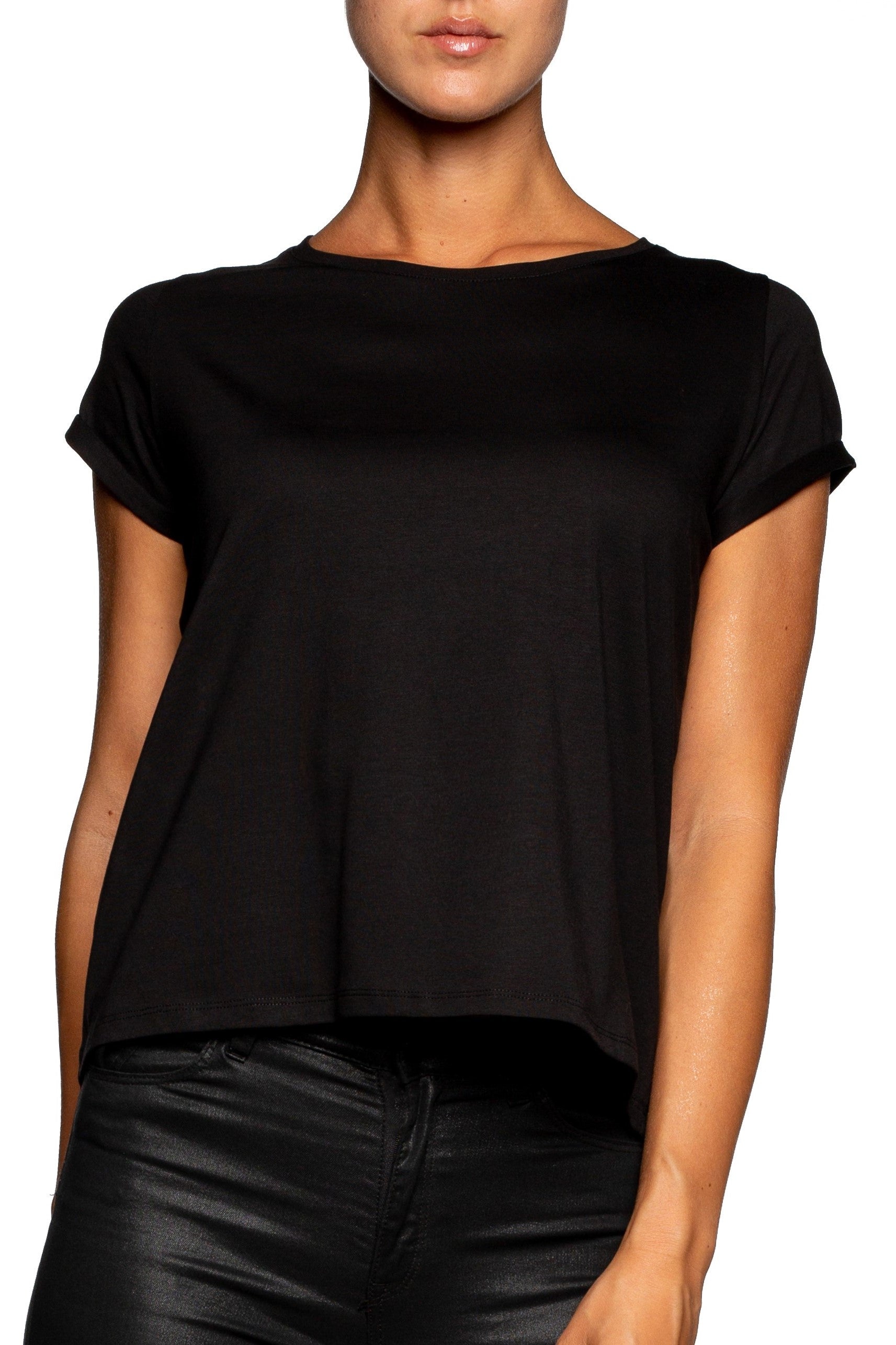 Nixie Supima Tee - Black