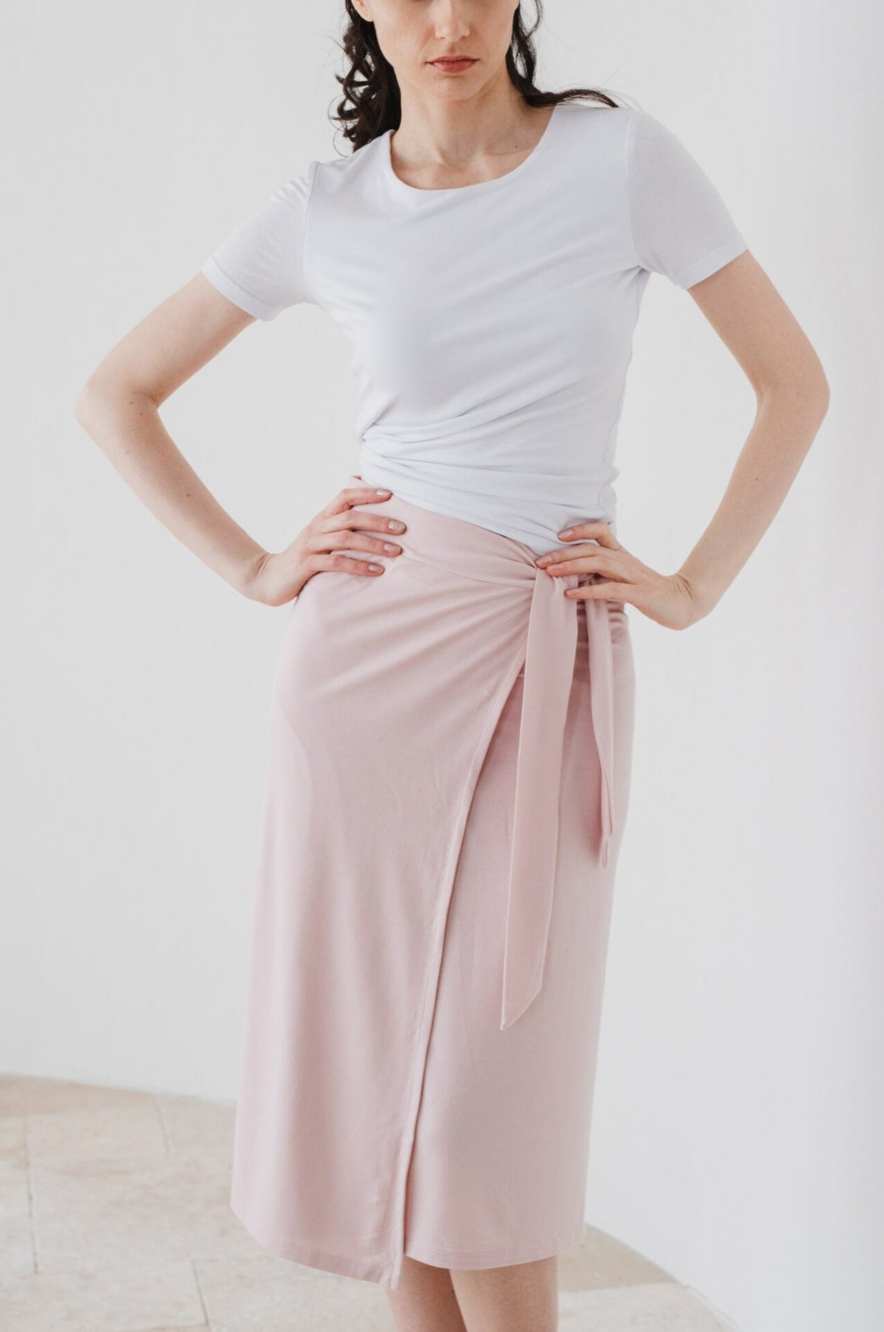 Kaia Wrap Skirt Pink