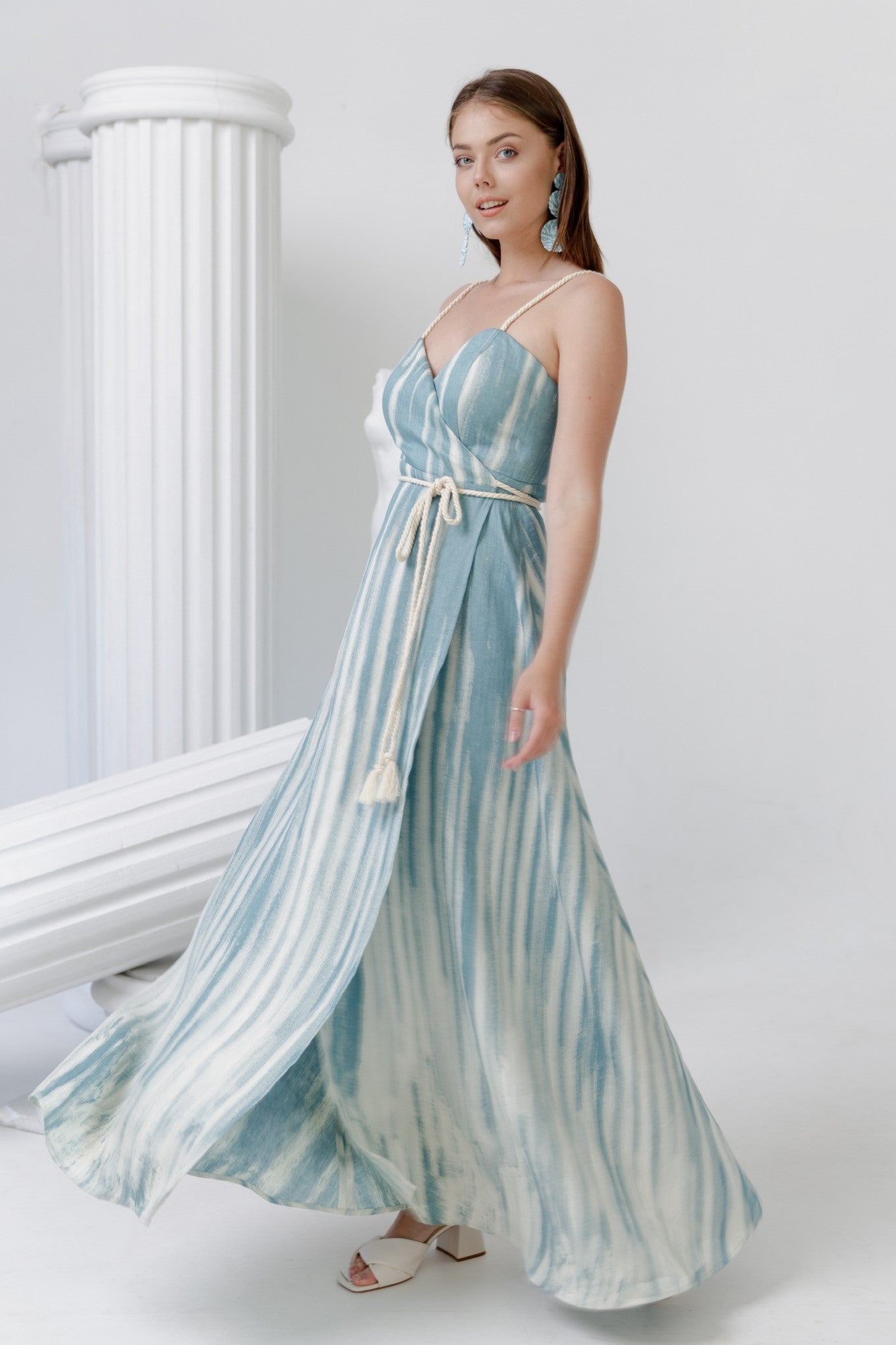 Linen Maxi Dress - Sunlight by EasyWear
