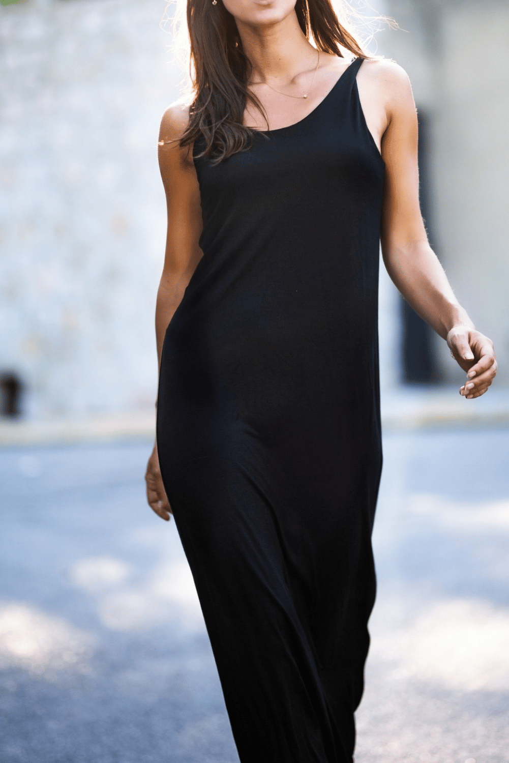 Noelani Maxi Black Dress